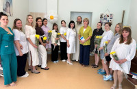 Сегодня, в День семьи, любви и верности, в женской консультации ГБУЗ СО "СГКБ №8" состоялось мероприятие для будущих мам. 