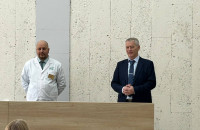 В преддверии Международного женского дня главный врач ГБУЗ СО "СКГБ №8" Дергаль С.В. и председатель Первичной профсоюзной организации, заведующий приемным отделением стационара - врач-хирург Ельшин Е.Б. от всего сердца поздравили всех женщин 