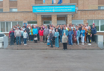 Сегодня в ГБУЗ СО "СГКБ №8" прошел субботник