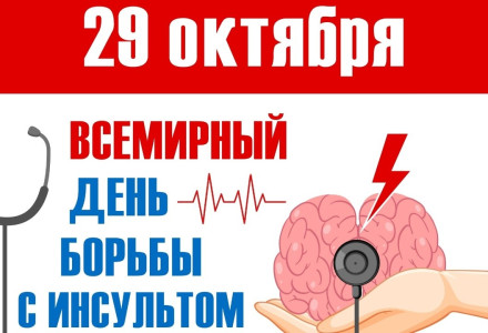 29 октября – Всемирный день борьбы с инсультом!