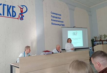 Сегодня в ГБУЗ СО «СГКБ № 8» представитель Управления социальной поддержки населения по Кировскому району рассказал о доступных мерах поддержки для граждан