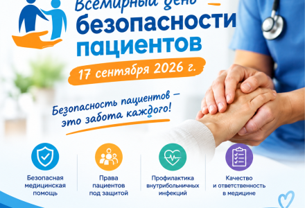 17 сентября — Всемирный день безопасности пациентов